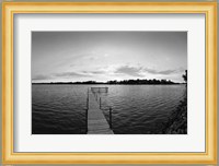 Pier in Lake Minnetonka, Minnesota Fine Art Print