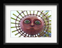 Sun Mask during Summer Solstice Celebration in Santa Barbara, California Fine Art Print
