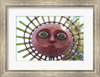 Sun Mask during Summer Solstice Celebration in Santa Barbara, California Fine Art Print
