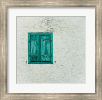 Green Window with Closed Shutter, Baden-Wurttemberg, Germany Fine Art Print