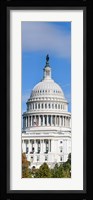 Low Angle View of Capitol Building, Washington DC Fine Art Print