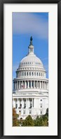 Low Angle View of Capitol Building, Washington DC Fine Art Print