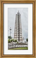 View of Jose Marti Memorial at Plaza de la Revolution, Havana, Cuba Fine Art Print