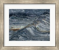 Elevated View of Pattern on Rock, Pemaquid Point, Maine Fine Art Print