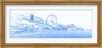 Navy Pier and Skyline at the Waterfront, Chicago Fine Art Print