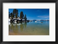 Scenic View of Lake Tahoe, California Framed Print