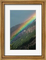Rainbow over Mountain Range, Maroon Creek Valley, Aspen, Colorado Fine Art Print