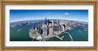 Aerial View of Lower Manhattan Fine Art Print