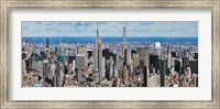Aerial view of a Cityscape, New York City, NY Fine Art Print