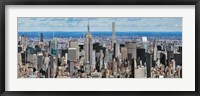 Aerial view of a Cityscape, New York City, NY Fine Art Print