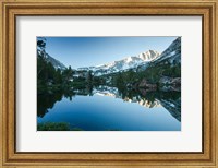 Reflection of Mountain in a River, Sierra Nevada, California Fine Art Print
