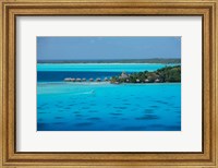 Bungalows on the Beach, Bora Bora, French Polynesia Fine Art Print
