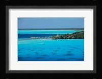 Bungalows on the Beach, Bora Bora, French Polynesia Fine Art Print