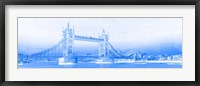Tower Bridge on Thames River, London, England Fine Art Print