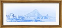 Golden Gate Bridge, San Francisco, California (Blue) Fine Art Print