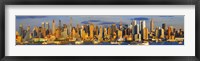 Panoramic View of Manhattan Skyline Fine Art Print