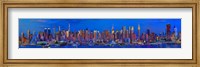 Panoramic View of Manhattan Skyline at Dusk Fine Art Print