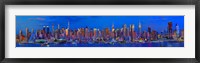 Panoramic View of Manhattan Skyline at Dusk Fine Art Print