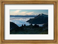Scenic View of Mountains, Mount Rainier National Park, Washington State Fine Art Print