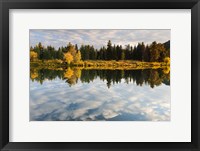 Reflection of Clouds on Water, Grand Teton National Park, Wyoming Fine Art Print