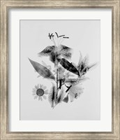 Close-up of Abstract Flower Arrangement (BW) Fine Art Print