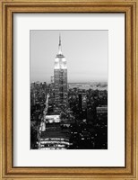 Empire State Building at Sunset, (BW) Fine Art Print