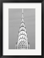 Close up of the Chrysler Building at Sunset (BW) Fine Art Print