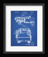 Blueprint Army Troops Transport Truck Patent Framed Print