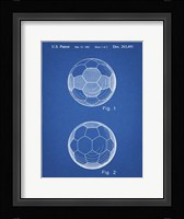 Blueprint Leather Soccer Ball Patent Fine Art Print