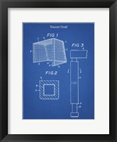 Blueprint Soccer Goal Patent Fine Art Print