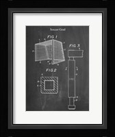 Chalkboard Soccer Goal Patent Fine Art Print