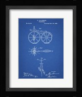 Blueprint First Bicycle 1866 Patent Fine Art Print
