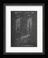 Chalkboard Rock Climbing Camalot Patent Fine Art Print