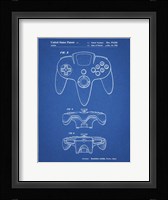 Blueprint Nintendo 64 Controller Patent Fine Art Print