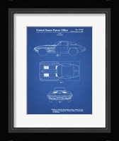 Blueprint 1962 Corvette Stingray Patent Fine Art Print
