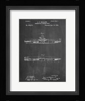 Chalkboard Holland Submarine Patent Framed Print