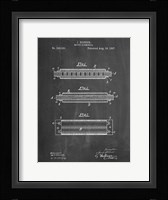 Chalkboard Hohner Harmonica Patent Fine Art Print