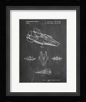 Chalkboard Star Wars RZ-1 A Wing Starfighter Patent Fine Art Print
