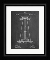 Chalkboard Tesla Energy Transmitter Patent Fine Art Print