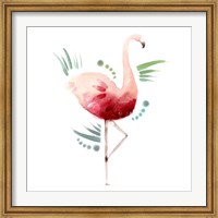 Tropical Icons Flamingo Fine Art Print