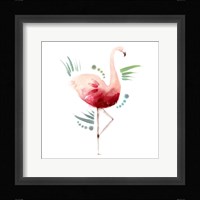 Tropical Icons Flamingo Fine Art Print