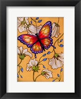Gold-Purple Butterfly Fine Art Print