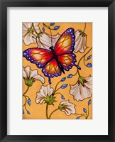 Gold-Purple Butterfly Fine Art Print