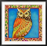 Mosaic Owl Fine Art Print