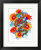 Mosaic Snake Fine Art Print
