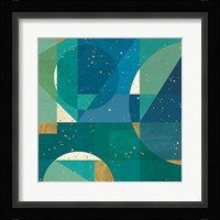 Geo Contour III Framed Print