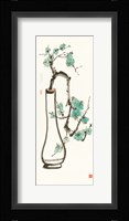 Jade Blossom Framed Print