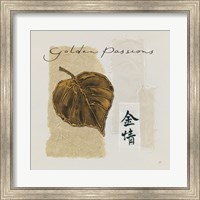 Bronze Leaf III Golden Passions Fine Art Print