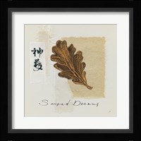 Bronze Leaf II Sacred Dreams Framed Print