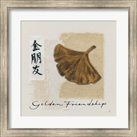 Bronze Leaf I Golden Friendship Fine Art Print